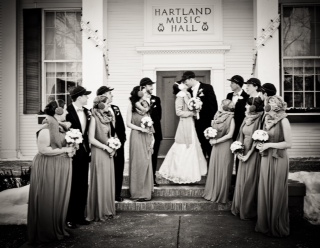 Historic Music Hall Outdoor Wedding