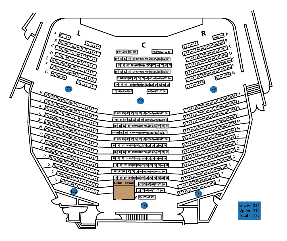 PAC Seating Chart